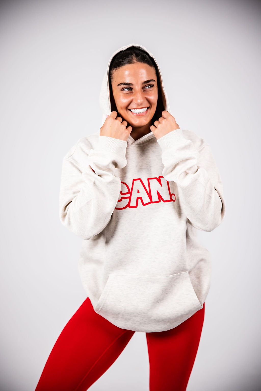 Hoodie - Red Outline (Unisex)