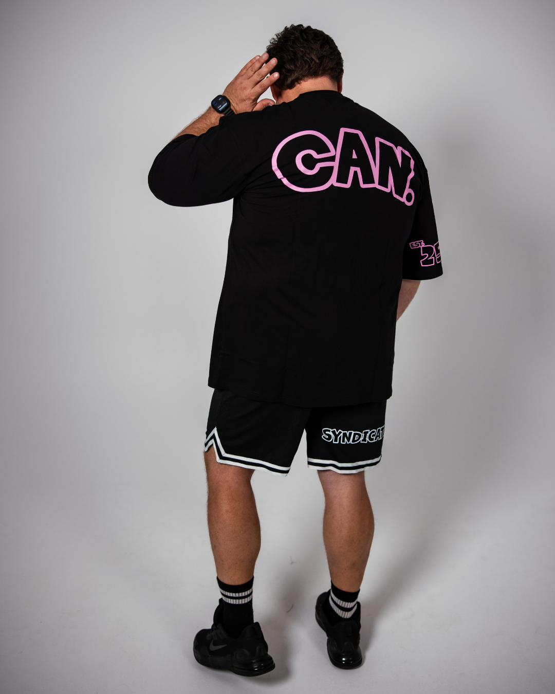 Pink Outline Oversized Tee (Unisex)