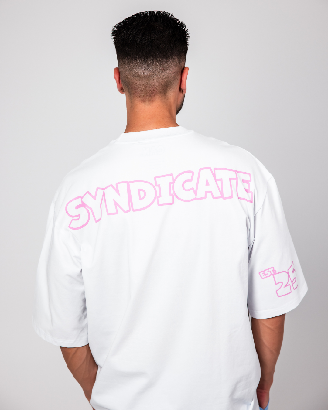 Pink Outline Oversized Tee (Unisex)