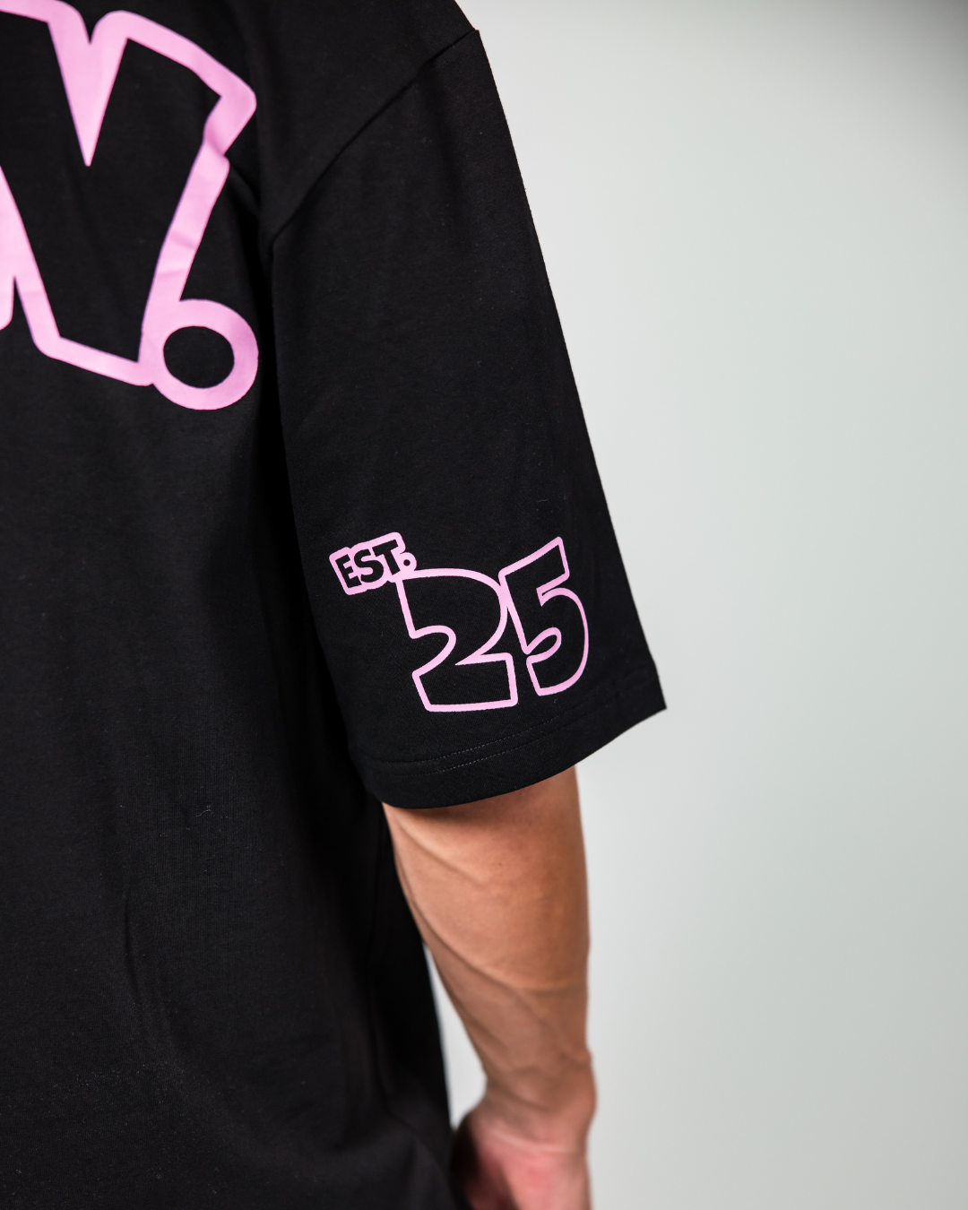 Pink Outline Oversized Tee (Unisex)