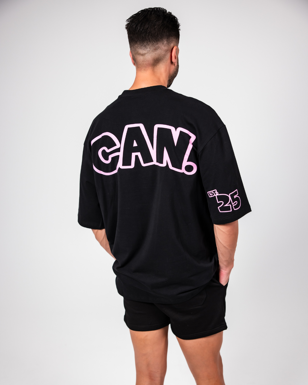 Pink Outline Oversized Tee (Unisex)