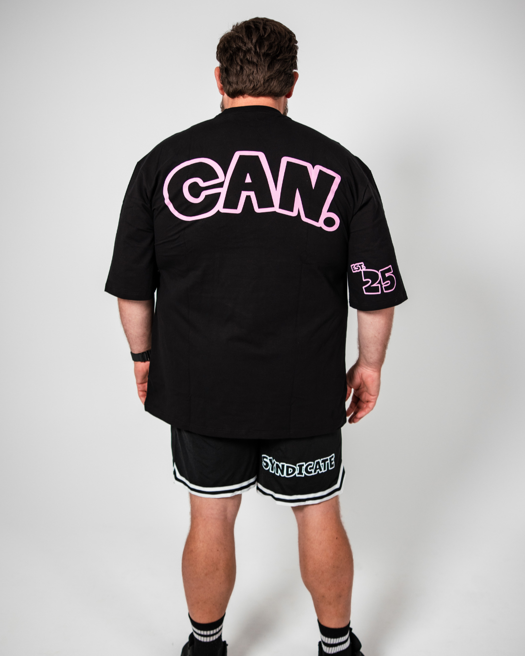 Pink Outline Oversized Tee (Unisex)
