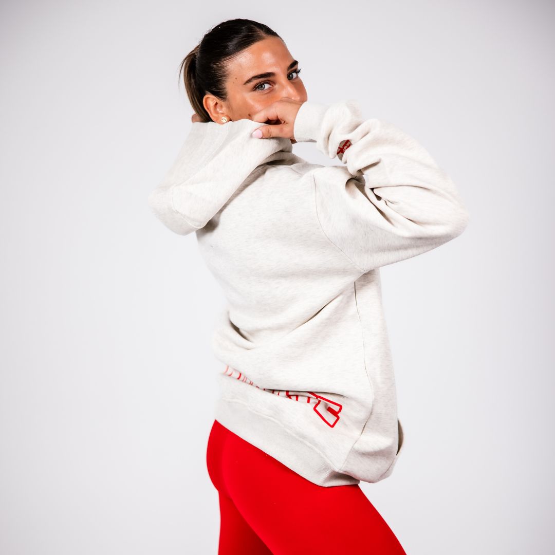 Hoodie - Red Outline (Unisex)