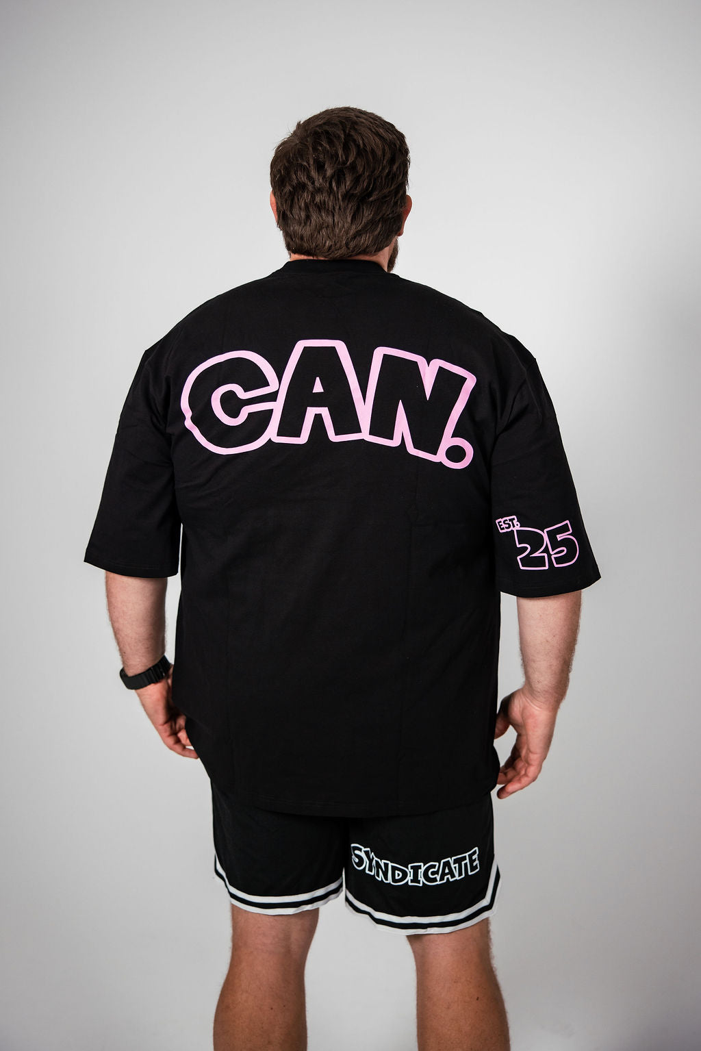 Pink Outline Oversized Tee (Unisex)