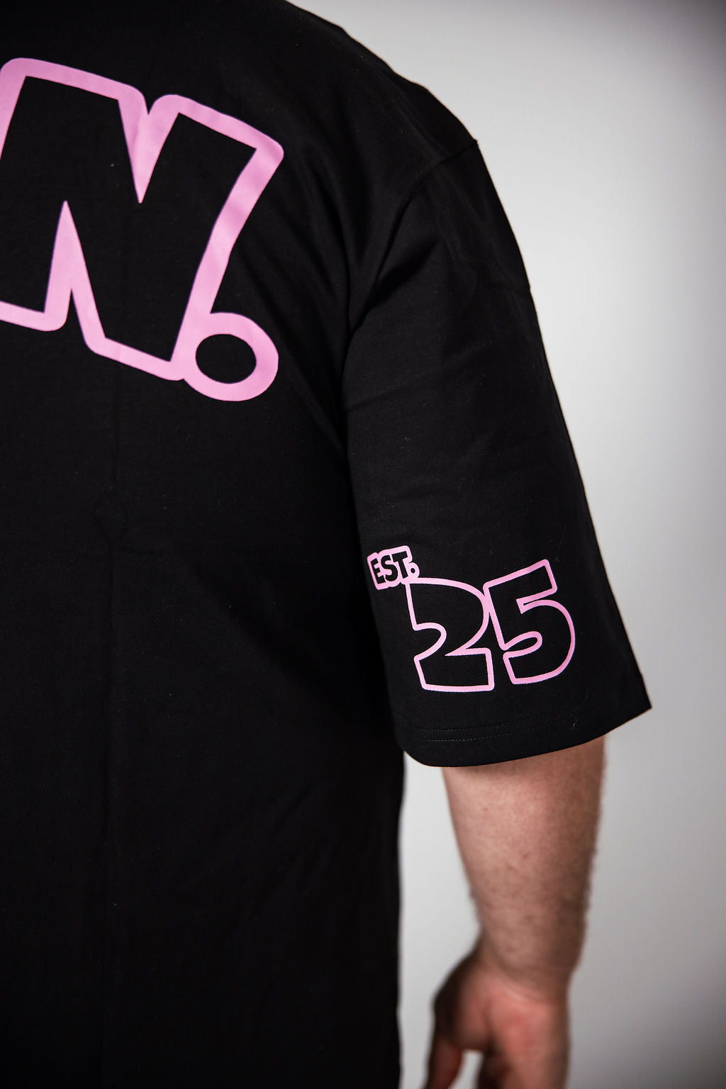 Pink Outline Oversized Tee (Unisex)