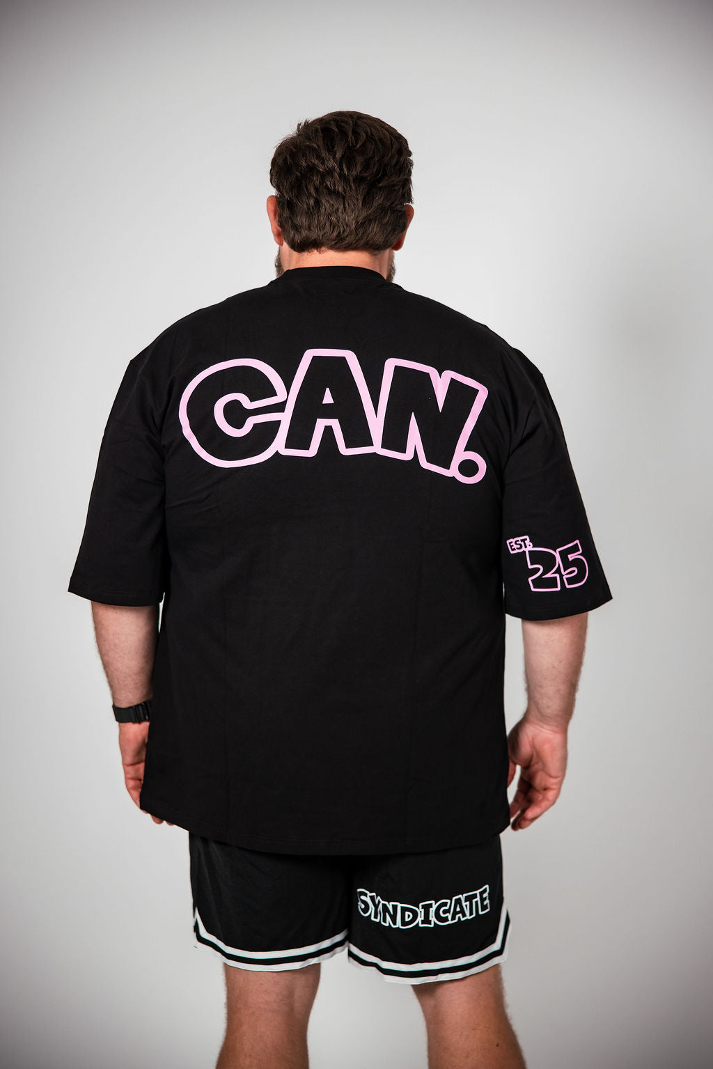 Pink Outline Oversized Tee (Unisex)