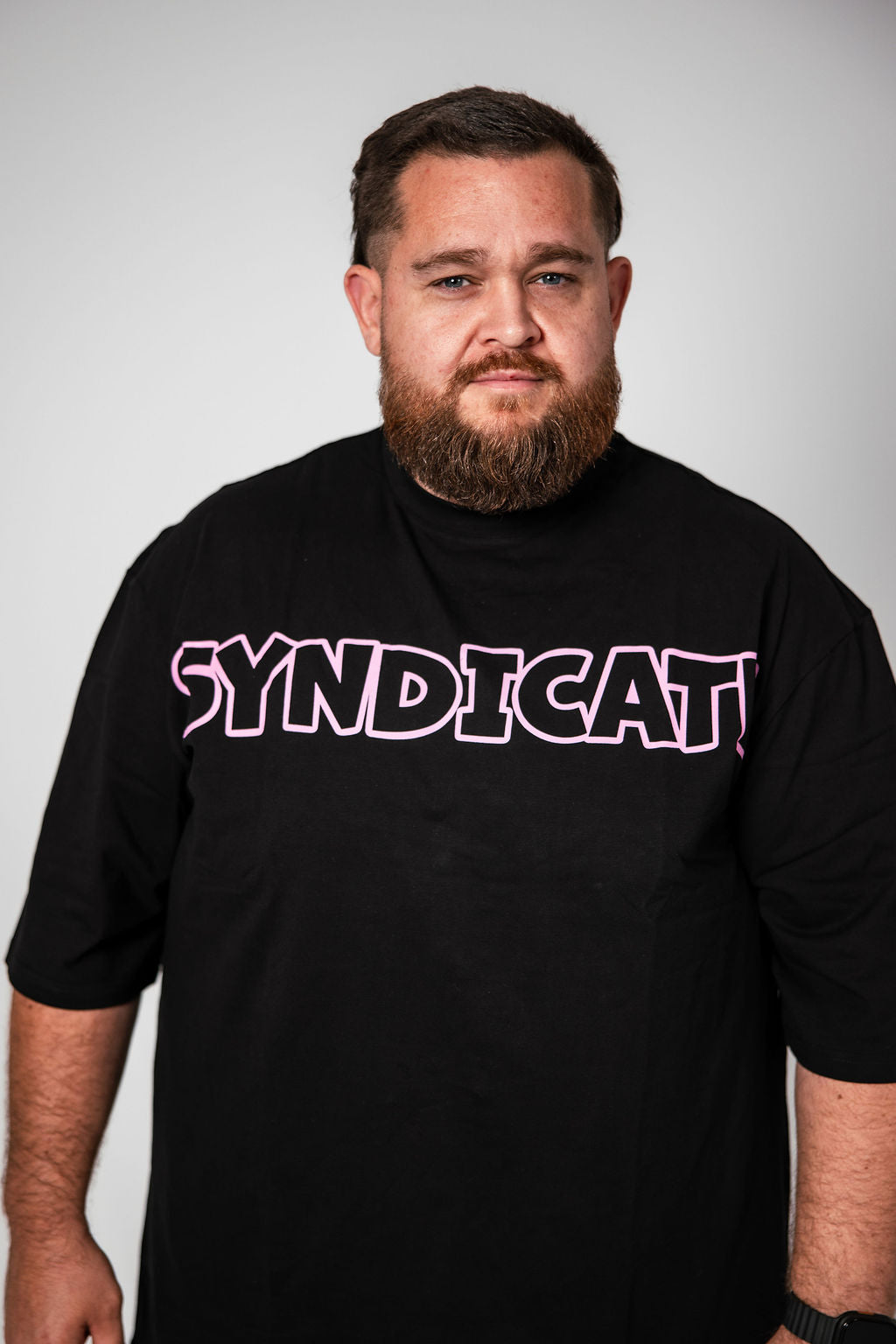 Pink Outline Oversized Tee (Unisex)