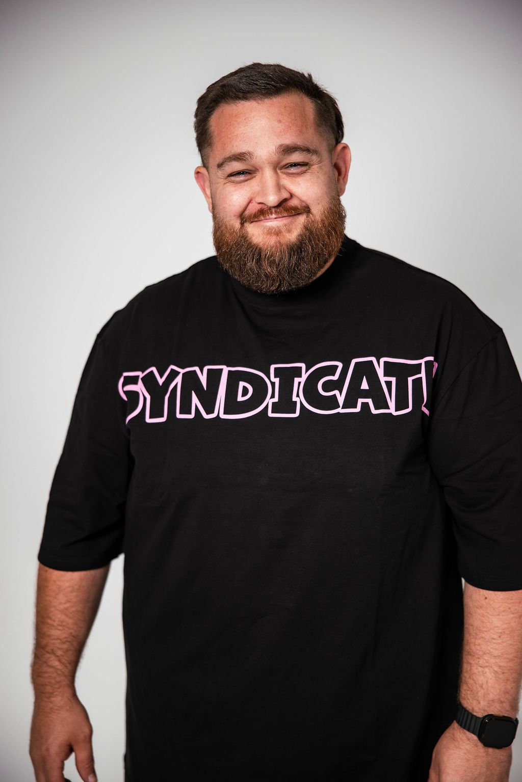 Pink Outline Oversized Tee (Unisex)