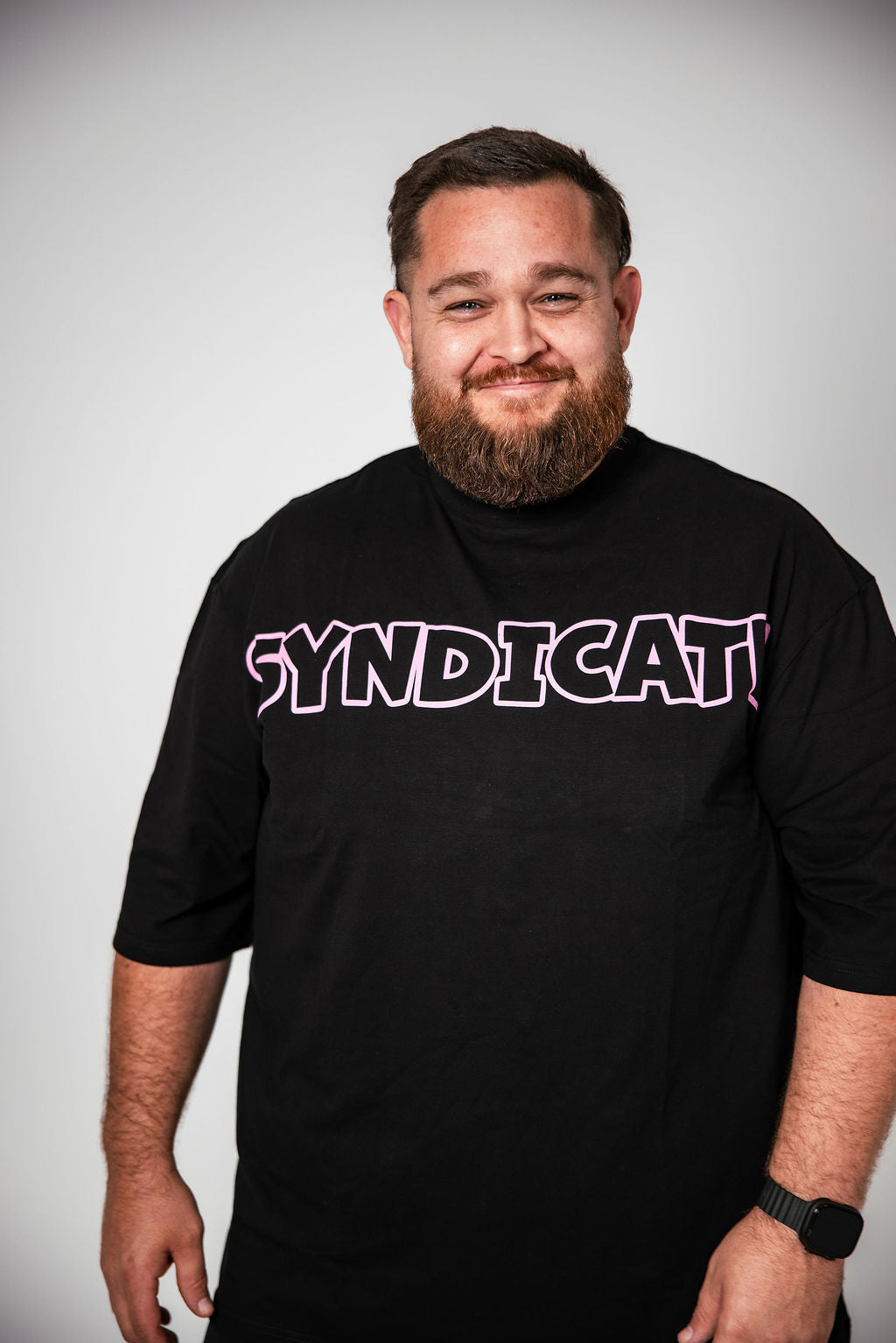 Pink Outline Oversized Tee (Unisex)