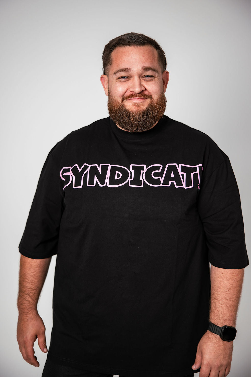 Pink Outline Oversized Tee (Unisex)