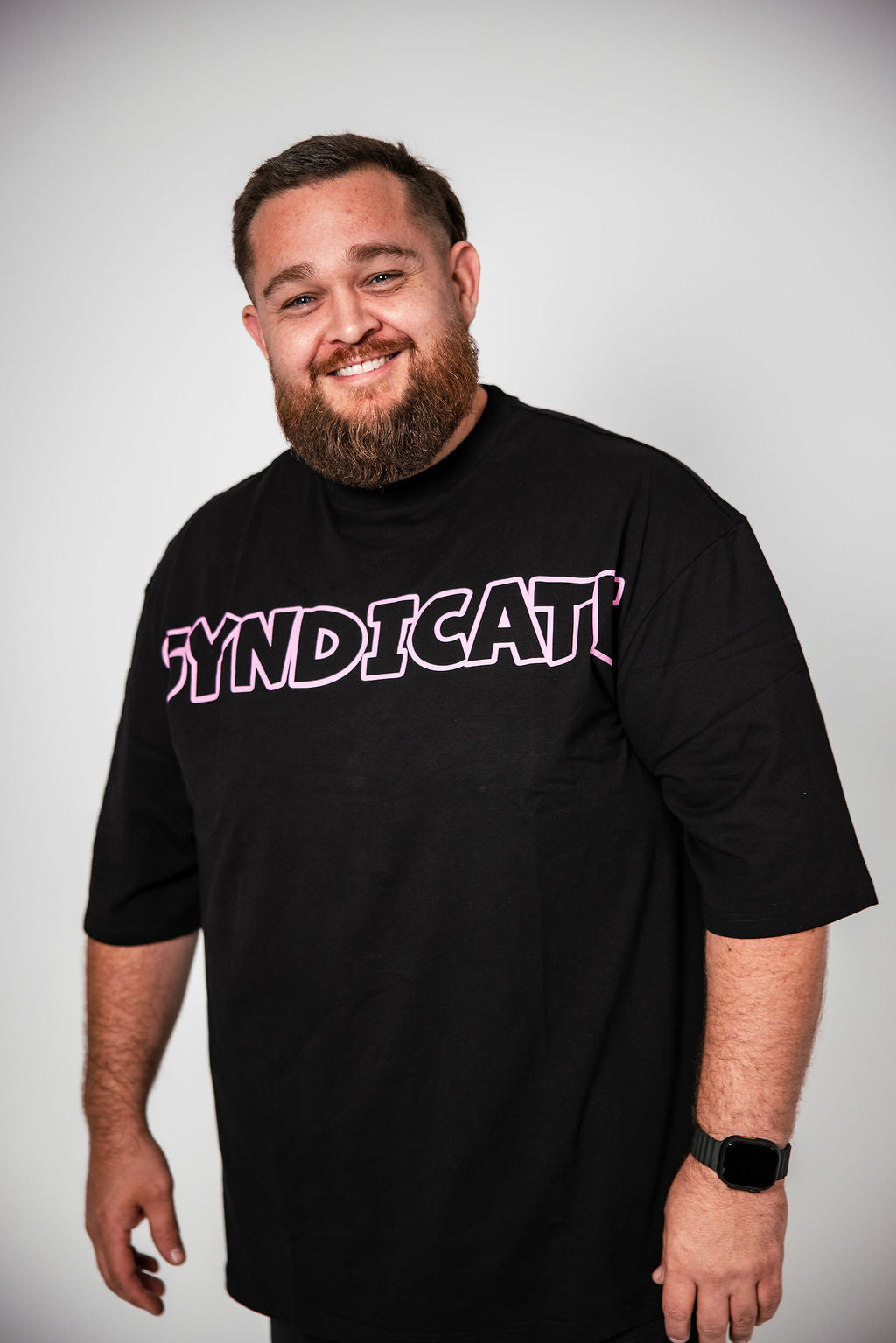Pink Outline Oversized Tee (Unisex)