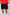 Man wearing blackCan. Syndicate Men’s Basketball Shorts and red Can. Syndicate Reversible Basketball Singlet  on white background 