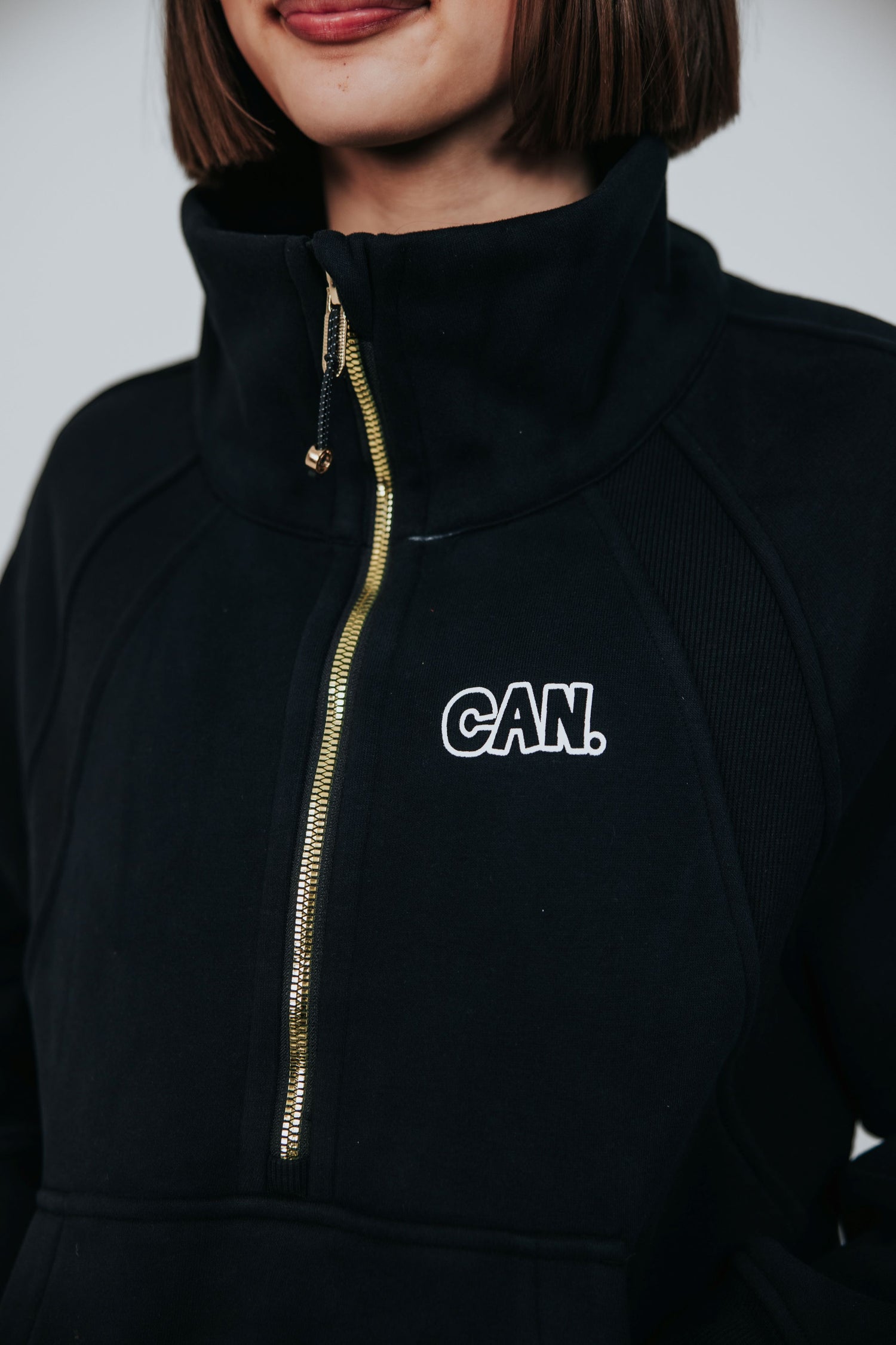 Cropped Zip Jumper