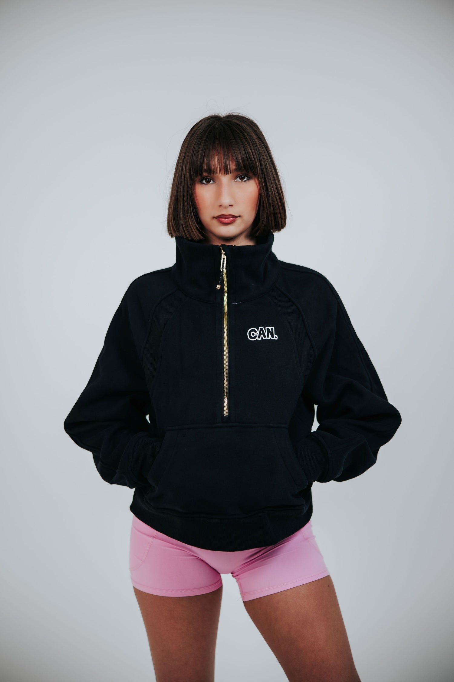 Cropped Zip Jumper