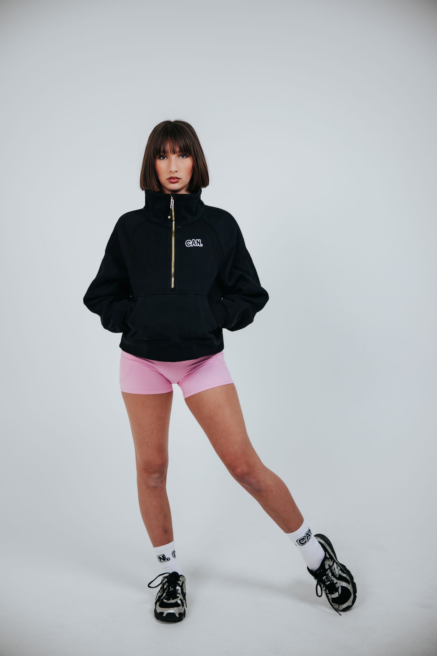Cropped Zip Jumper
