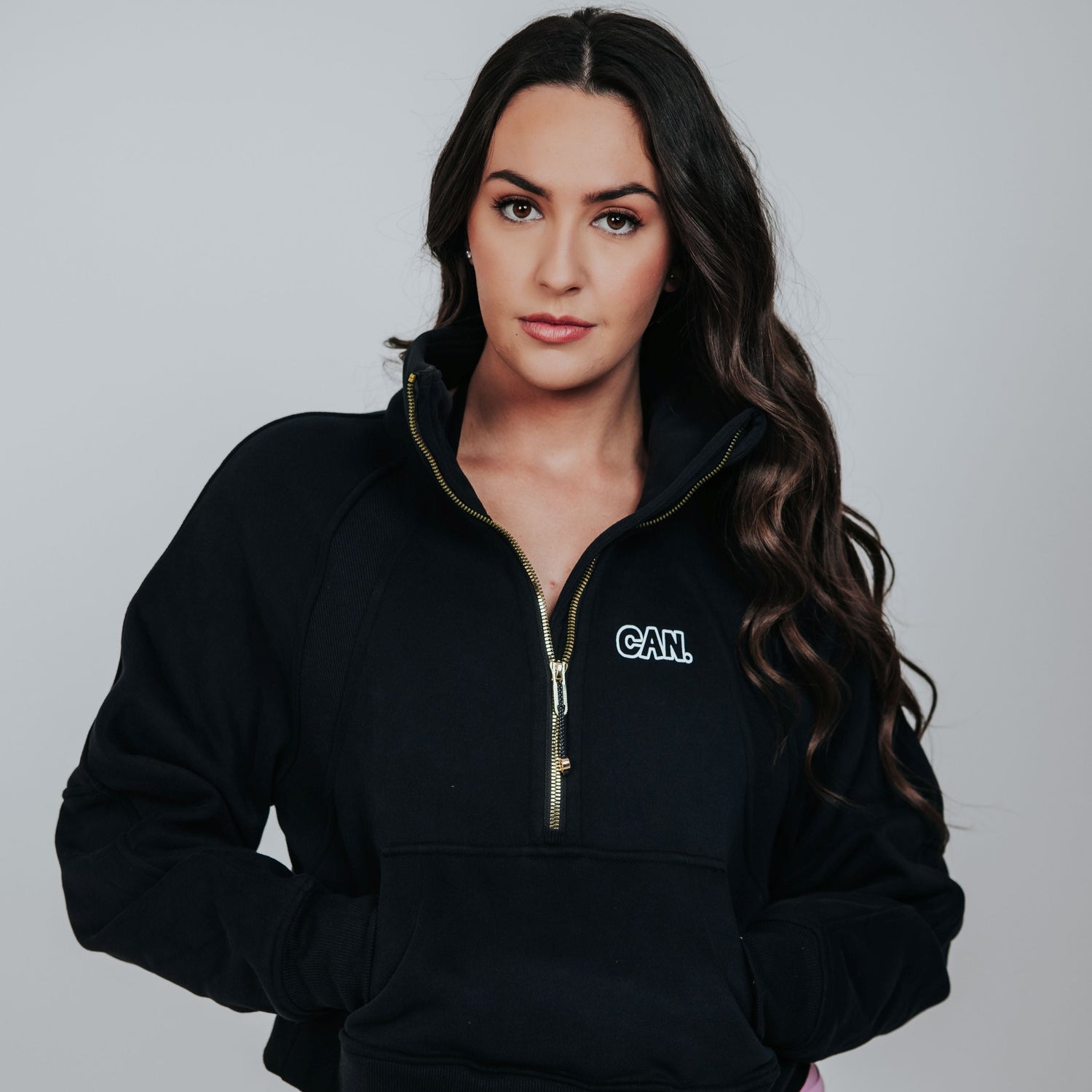 Cropped Zip Jumper