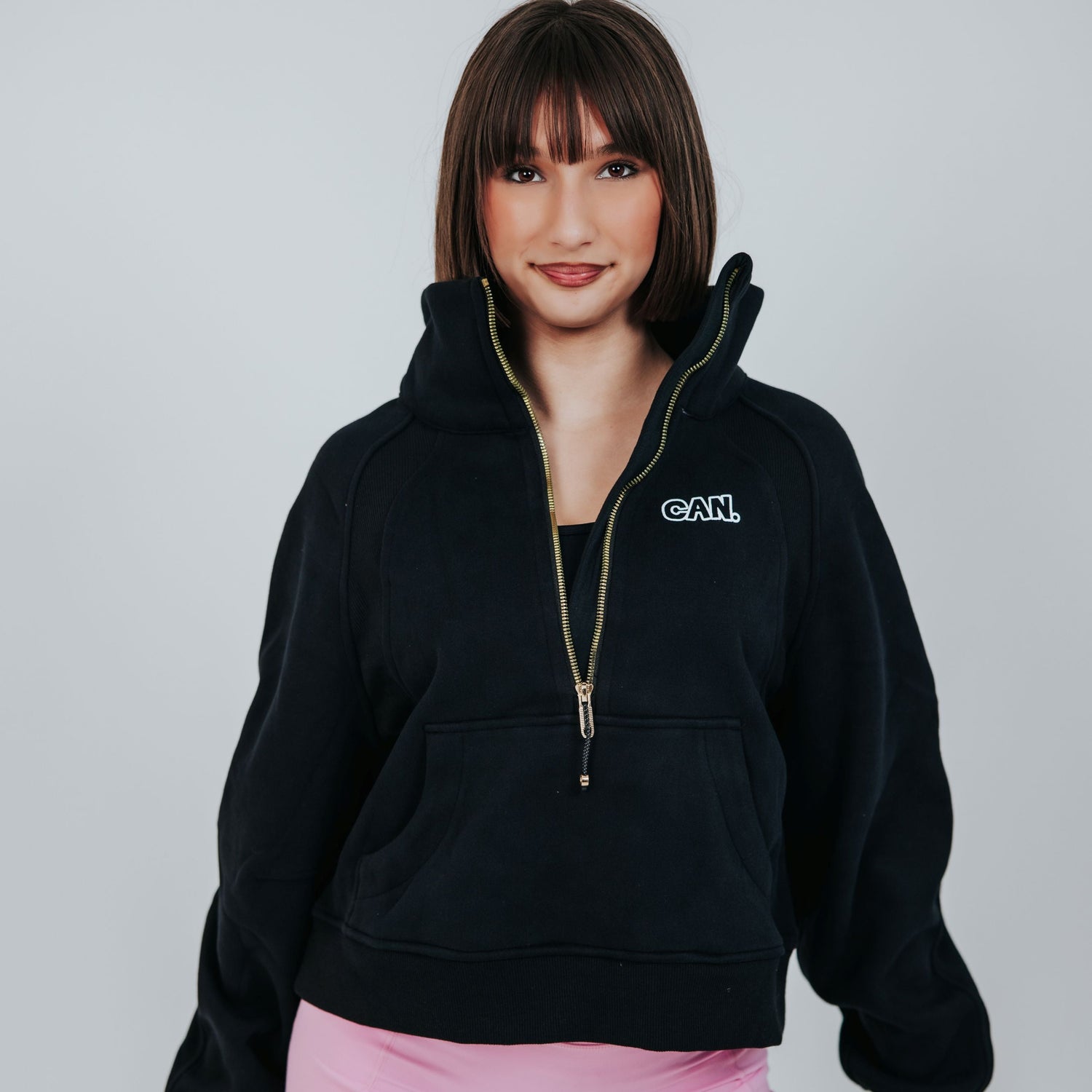 Cropped Zip Jumper