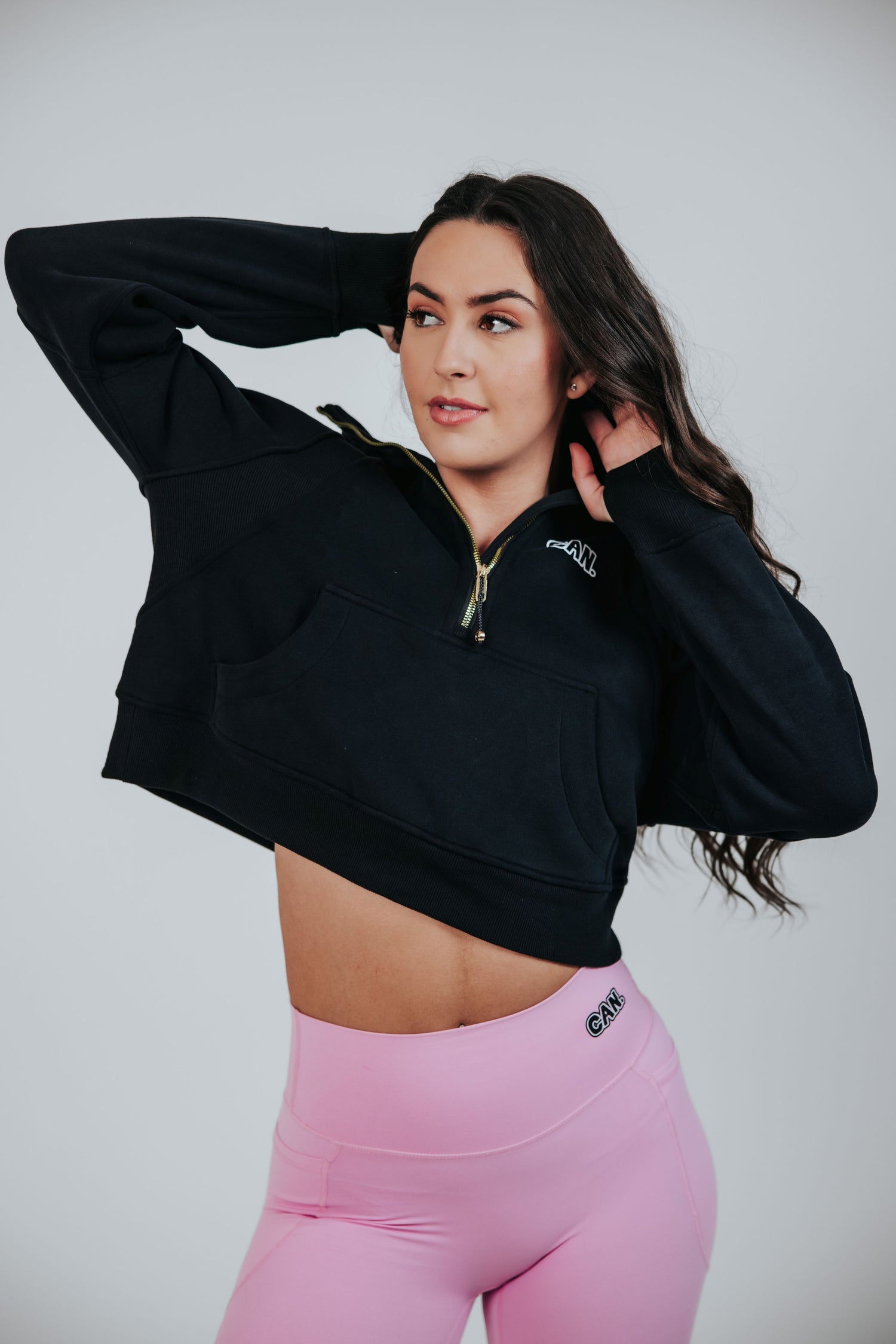Cropped Zip Jumper