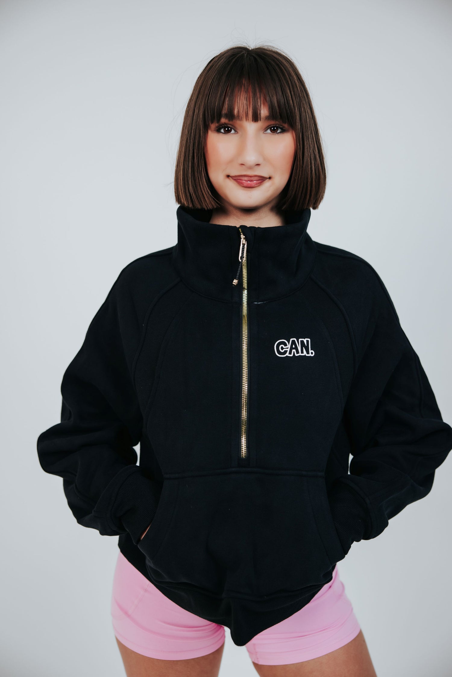 Cropped Zip Jumper