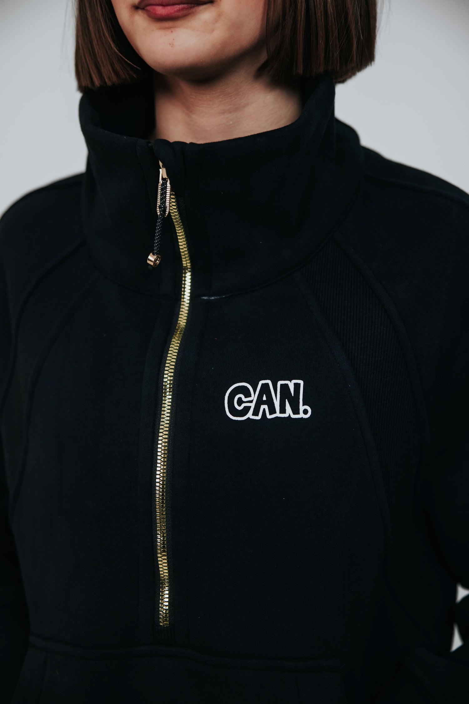 Cropped Zip Jumper